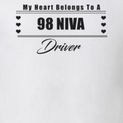 My Heart Belongs To A 1998 Niva Driver Light Color T Shirt