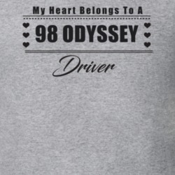 My Heart Belongs To A 1998 Odyssey Driver Light Color T Shirt