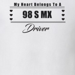 My Heart Belongs To A 1998 S Mx Driver Light Color T Shirt