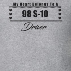 My Heart Belongs To A 1998 S-10 Driver Light Color T Shirt