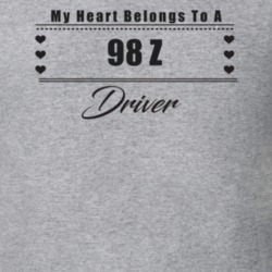 My Heart Belongs To A 1998 Z Driver Light Color T Shirt