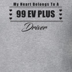 My Heart Belongs To A 1999 Ev Plus Driver Light Color T Shirt