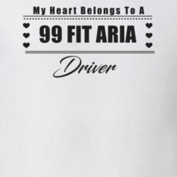 My Heart Belongs To A 1999 Fit Aria Driver Light Color T Shirt