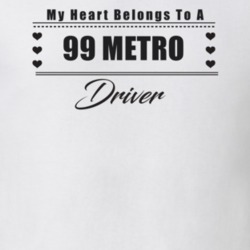 My Heart Belongs To A 1999 Metro Driver Light Color T Shirt