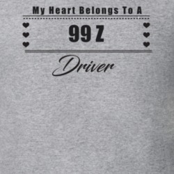 My Heart Belongs To A 1999 Z Driver Light Color T Shirt