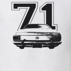 1971 Hornet Rear View With Year Light Color T Shirt