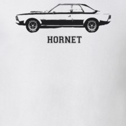 1971 Hornet Side View With Model Light Color T Shirt