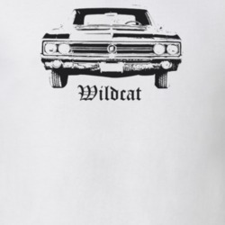 1965 Wildcat Grill View With Model Light Color T Shirt