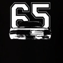 1965 Wildcat Rear View With Year Dark Color T Shirt