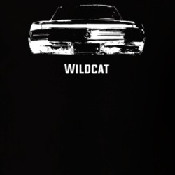 1965 Wildcat Rear View With Model Dark Color T Shirt