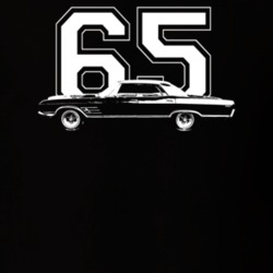 1965 Wildcat Side View With Year Dark Color T Shirt