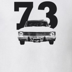 1973 Dart Grill View With Year Light Color T Shirt