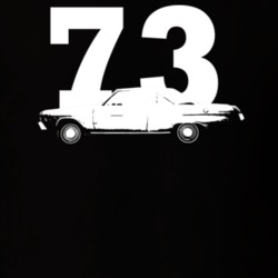 1973 Dart Side View With Year Dark Color T Shirt