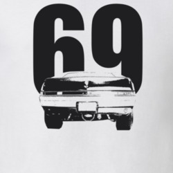 1969 AMX Rear View With Year Light Color T Shirt