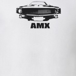 1969 AMX Grill View With Model Light Color T Shirt
