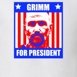 Grimm For President Death Race Character Parody Election T Shirt