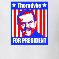 Thorndyke For President The Love Bug Character Parody Election T Shirt