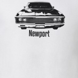 1970 Newport Grill View With Model Light Color T Shirt