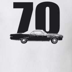 1970 Newport Side View With Year Light Color T Shirt