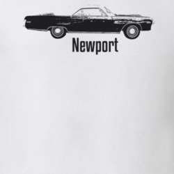 1970 Newport Side View With Model Light Color T Shirt