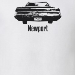 1970 Newport Rear View With Model Light Color T Shirt