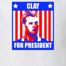 Clay For President Tokyo Drift Character Parody Election T Shirt