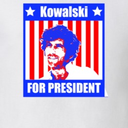 Kowalski For President Vanishing Point Character Parody Election T Shi