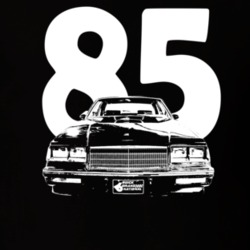 1985 Grand National Grill View With Year Dark Color T Shirt