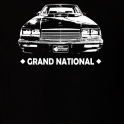 1985 Grand National Grill View With Model Dark Color T Shirt