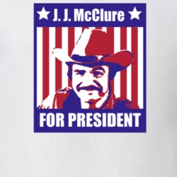 JJ Mclure For President The Cannonball Run Character Parody Election T
