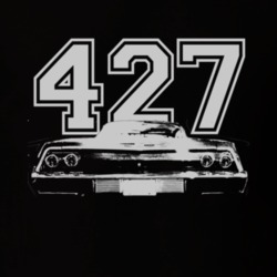 1969 CHEVY BEL AIR Rear White Graphic Engine Size T Shirt
