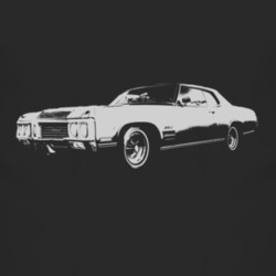 1970 BUICK WILDCAT Side White Graphic T Shirt