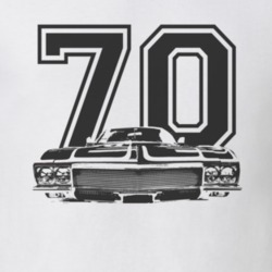 1970 BUICK RIVIERA Grill Black Graphic Year T Shirt