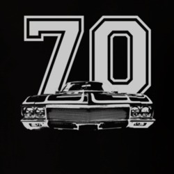 1970 BUICK RIVIER Grill White Graphic Year T Shirt
