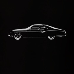 1970 BUICK RIVIERA Side White Graphic T Shirt