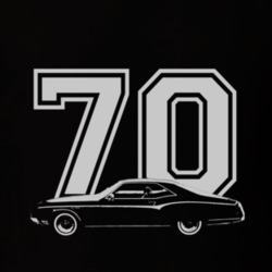 1970 BUICK RIVIERA Side White Graphic Year T Shirt