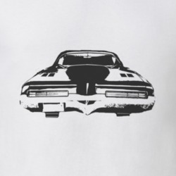 1971 BUICK RIVIERA Rear Black Graphic T Shirt