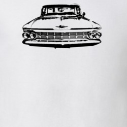 1959 Bsicayne Grill View Light Color T Shirt