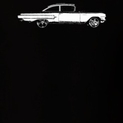 1960 Biscayne Side View Dark Color T Shirt