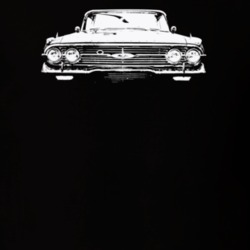 1960 Biscayne Grill View Dark Color T Shirt