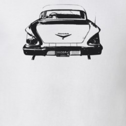 1958 Biscayne Rear View Light Color T Shirt