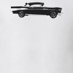 1957 Bel Air Side View Light Color T Shirt