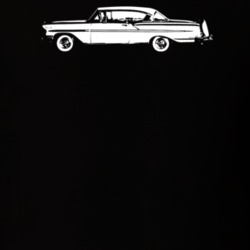 1958 Bel Air Side View Dark Color T Shirt