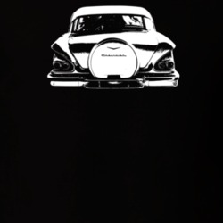 1958 Bel Air Rear View Dark Color T Shirt