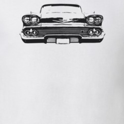 1958 Bel Air Grill View Light Color T Shirt