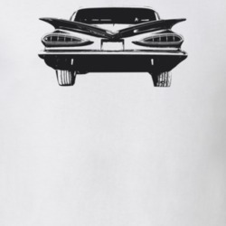 1959 Bel Air Rear View Light Color T Shirt