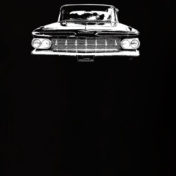 1959 Bel Air Grill View Dark Color T Shirt