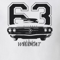 1963 Wildcat Grill View With Year And Model Light Color T Shirt