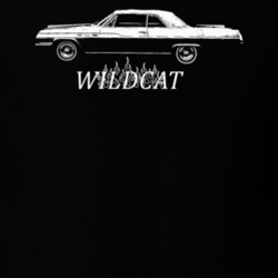 1963 Wildcat Side View With Model Dark Color T Shirt