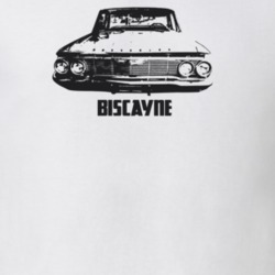 1961 Biscayne Grill View With Model Light Color T Shirt